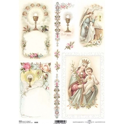 Papier ryżowy A4 R0688, Komunia